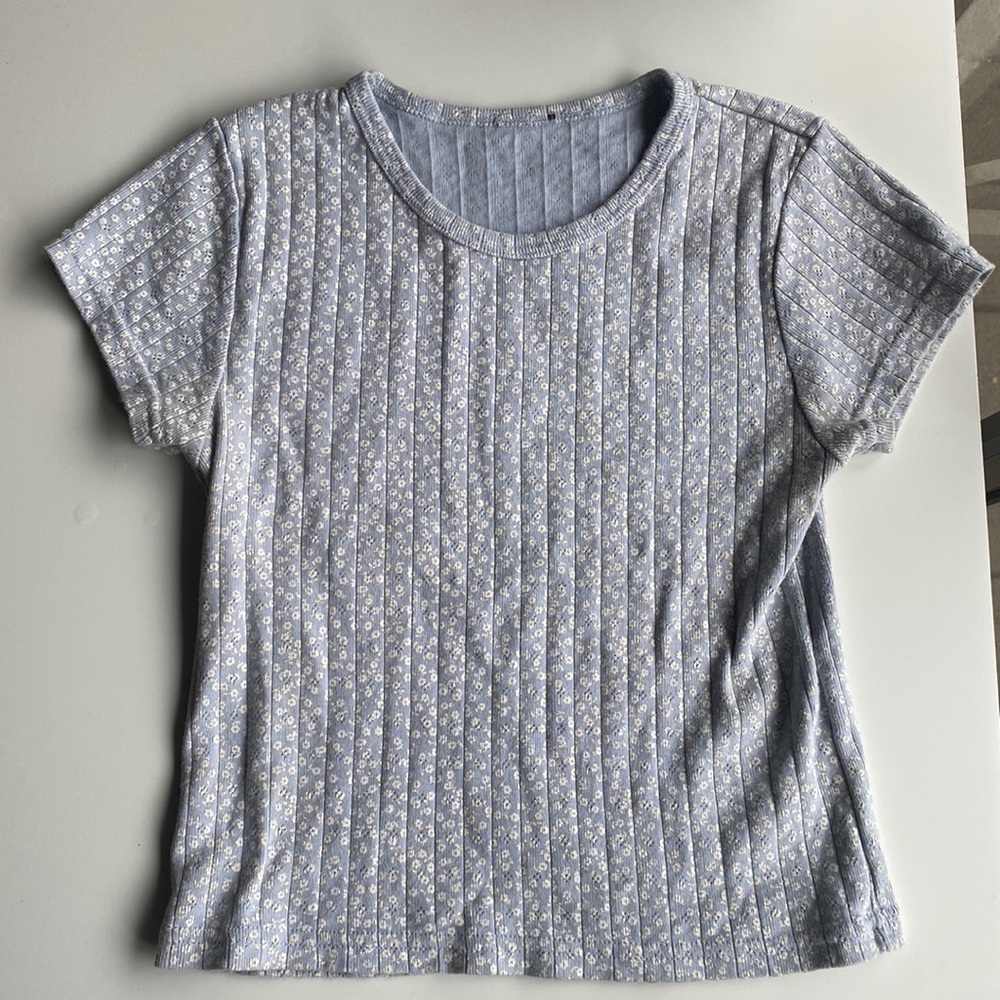 Floral baby tee